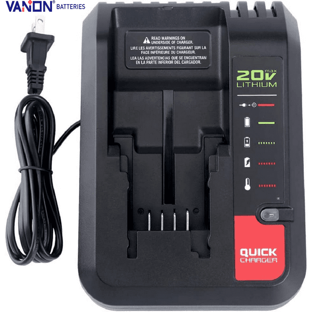 20V MAX Battery Quick Charger PCC692L Compatible with Black & Decker