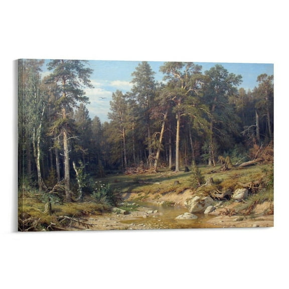 Ivan Shishkin Print Painting (5) Picture Print Wall Art Poster Painting Canvas Posters Artworks Gift Room Aesthetic 16x24inch(40x60cm)