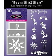 GlitZGlam Kids Tattoo Stencil Set