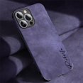 thumbnail image 1 of Funda personalizada coreana para iPhone 14 13 12 11 Pro Max, funda de lujo de piel de cordero con nombre personalizado, 13 14 Pro Max, regalos DIY, 1 of 4