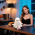 thumbnail image 4 of 12 Inch Halloween Home Decorations Ghost Plush Doll,for Outdoor Halloween Yard Display(White), 4 of 5