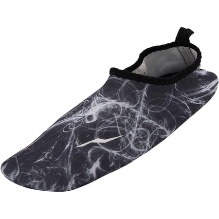 Norty Young Mens Barefoot Water Skin Shoe Aqua Sock Beach Swim Surf Exercise, 40663 Grey/Black /