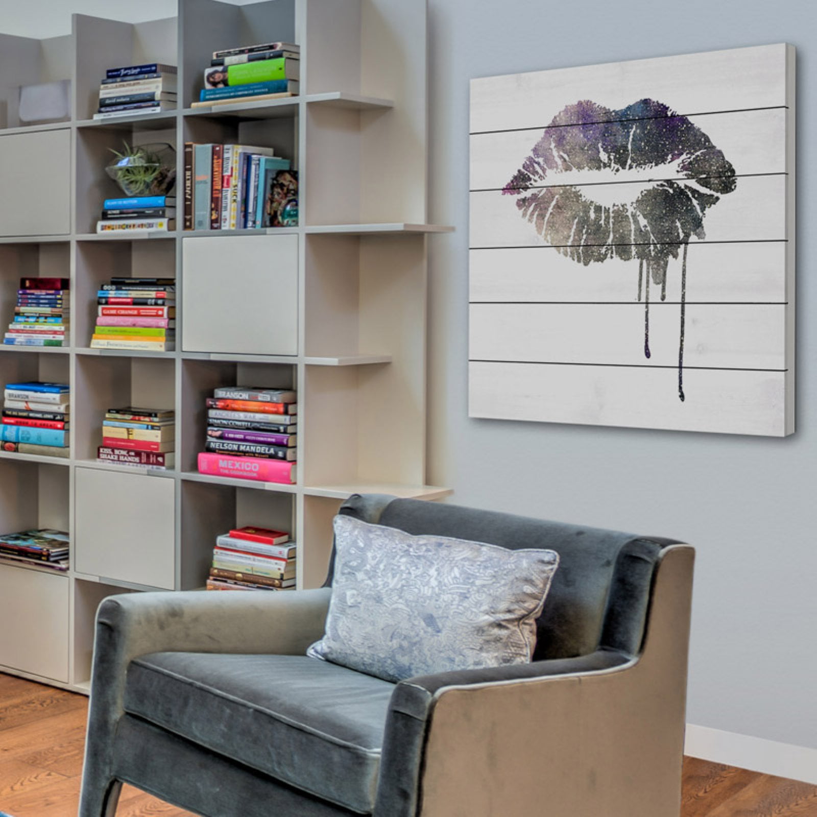 Marmont Hill Lips Dripping Wall Art