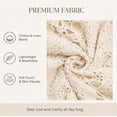 thumbnail image 5 of Boho Crochet Coverup Tops for Women Fringe Trim Hollow Out Beach Cover Up 3/4 Sleeve Scallop Bathing Suit Cover Up Summer Vacation, 5 of 9