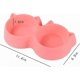 thumbnail image 2 of ID Dog Bowl Reusable Pet Bowl Nonskid Cat Bowl Double Water and Food Bowls, Cute Pet Feeder Bowls for Puppy Medium Dog, 2 of 4