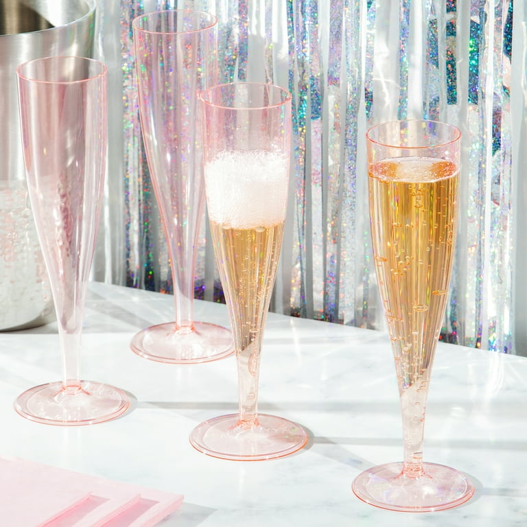 Flûte à champagne, set 4 pcs rose garden Couleur transparent