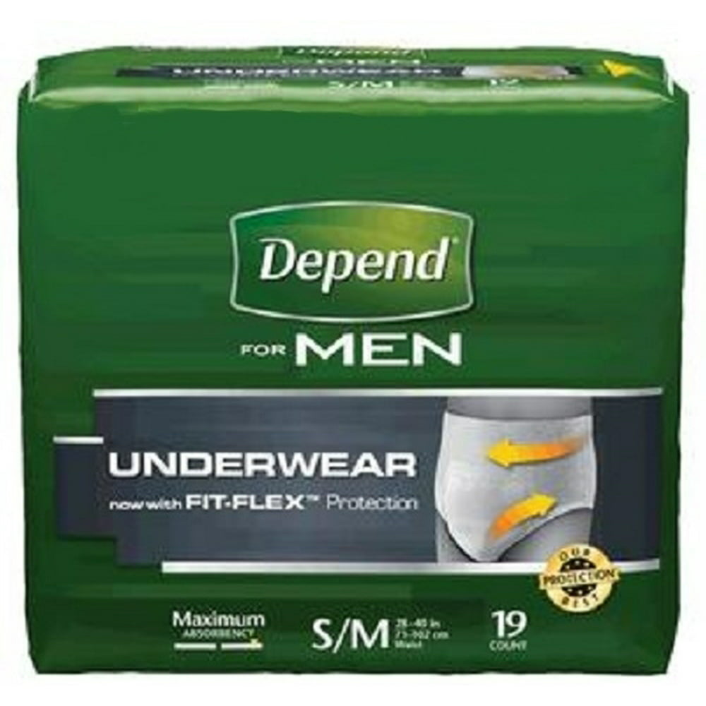 Depend Men Underwear, Super Plus Absorbency, 42-52 Inch, LG/XL-Case of ...