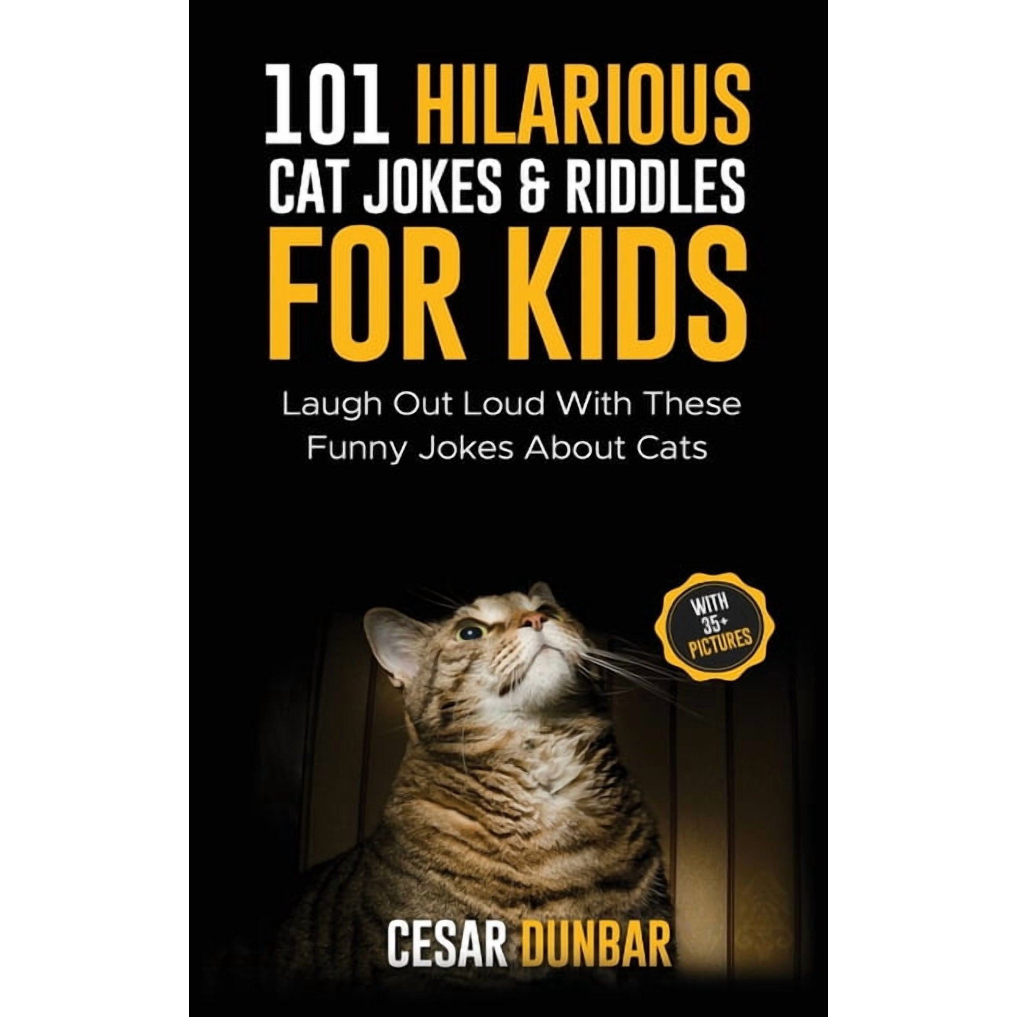 101 Hilarious Cat Jokes & Riddles For Kids: Laugh Out Loud With These Funny Jokes About Cats (WITH 35+ PICTURES)!, (Hardcover)