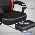 thumbnail image 5 of Bossin Big and Tall Gaming Chair 400lb Weight Capacity,Gamer Chairs for Adults,Video Game Chair wth Footrest,Racing Style Computer Gamer Chair with Headrest and Lumbar Support, 5 of 7