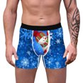 thumbnail image 1 of DPTALR Christmas Digital Printing Breathable Close Fitting Men's Underpants Comfortable Boxers, 1 of 6
