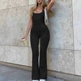 thumbnail image 5 of Justaucorps à Encolure Carrée pour Femmes Combinaison Sans Manches pour Bodycon Aguichant Justaucorps à Encolure Carrée Combishort Tricoté Combinaison Combishort pour Femmes Combishort d'Été pour Femmes Été Aguichant, 5 of 5