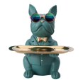 thumbnail image 1 of veasfak Plateau de Rangement pour Animaux Mignons Sculptures Porte-Clés en Résine Plat à Bonbons Vert, 1 of 8