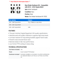thumbnail image 2 of Rear Brake Hardware Kit - Compatible with 2013 - 2018 Toyota RAV4 - Carlson, 2 of 2