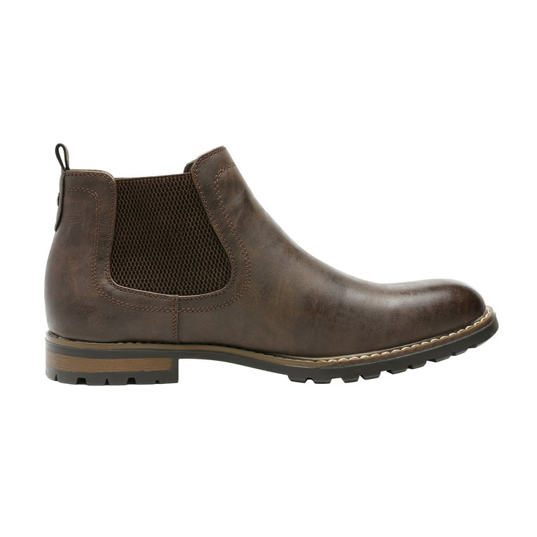 Bruno Marc Mens Chelsea Ankle Boots Leather Lined Casual Slip On
