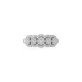 thumbnail image 2 of Araiya Fine Jewelry 10K White Gold Round-shape Diamond Cluster Halo Engagement Ring (1/2 Cttw, I-J Color, I2-I3 Clarity) Size 6.5, 2 of 6