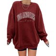 thumbnail image 2 of Dellytop Women's Crewneck Long Sleeve Casual Pullover Oversized Sweatshirt, 2 of 3