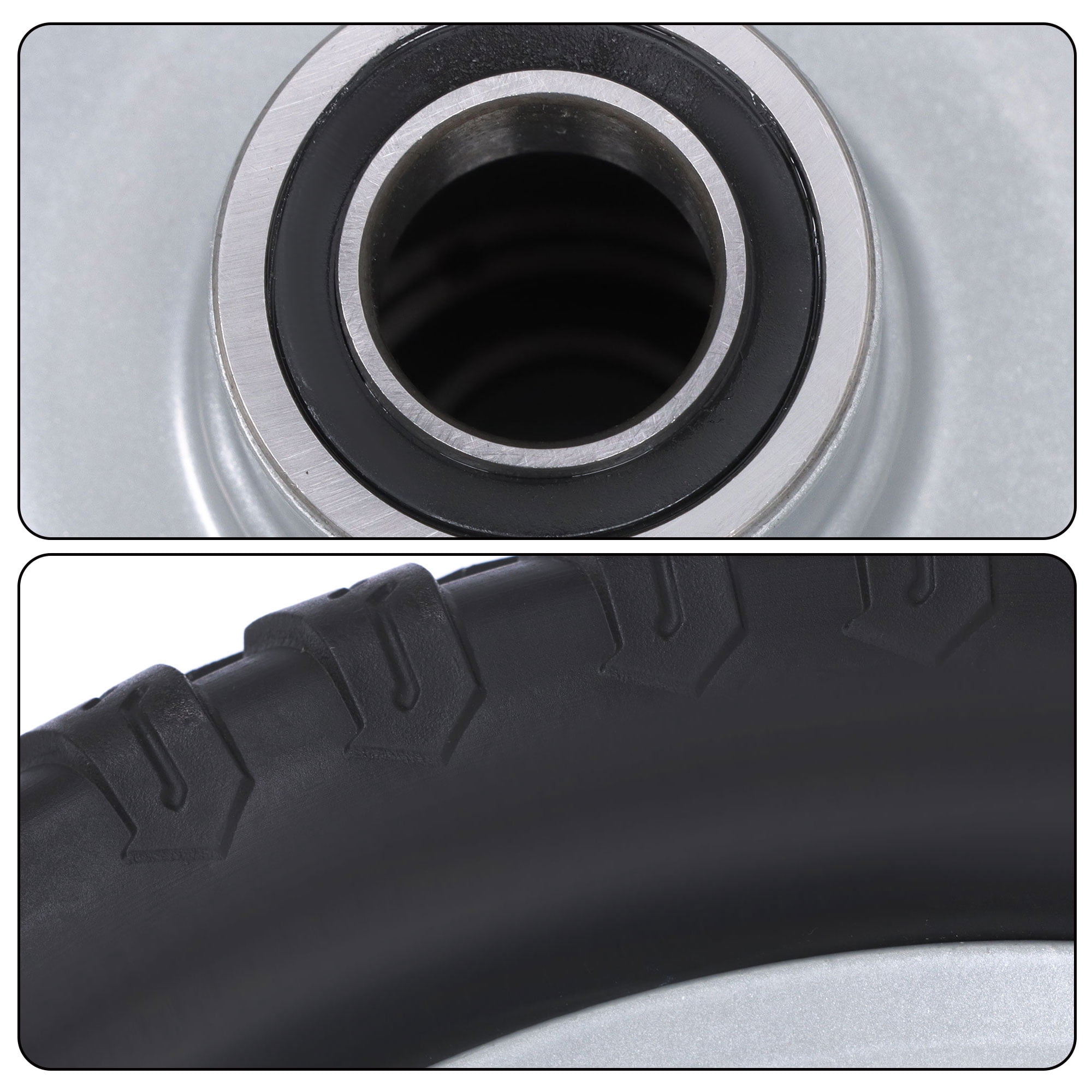 ALL-CARB 2pack 13x5.00-6 Solid Riding Lawn Mower Tire with 3/4" Axle Hole PU Tires and Wheel