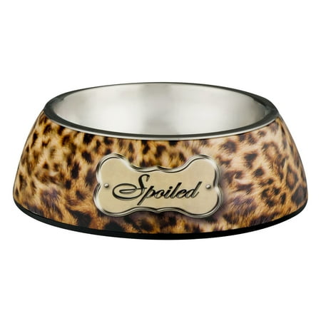 Loving Pets Dog Bowl Small "Spoiled", 1.0 CT