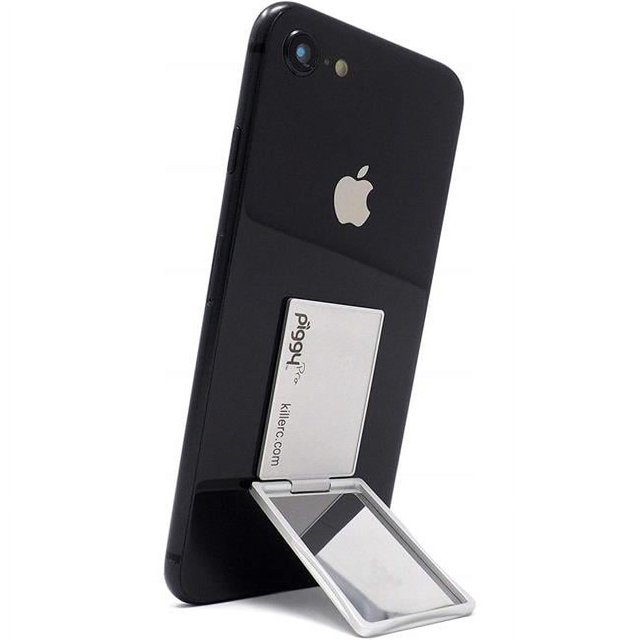 Killer Concepts PP-Silv Support de Téléphone Réglable & Prise avec Miroir Compact Support de Voiture Argent