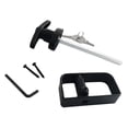thumbnail image 4 of FUTUREORYY 1 Set Iron Barn Door Lock Hardware for Privacy Locking 7.4X3.9X1.4in, 4 of 8