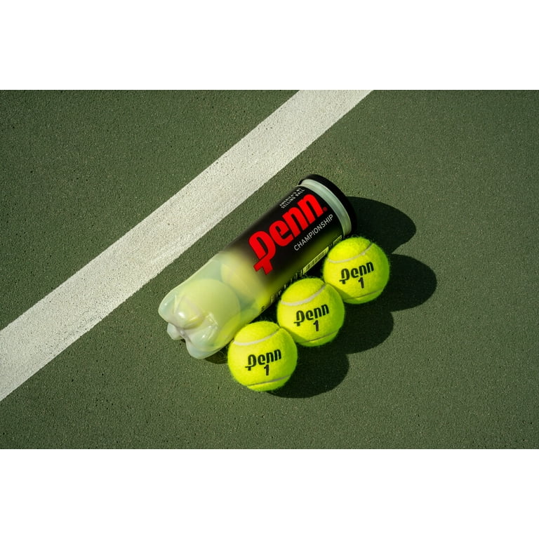 Penn Championship Court Control Extra Duty Tennis Balls - 1 Can, 3
