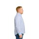 thumbnail image 3 of Big Kong USA Camisa Hombre Blanca Mil Rayas Azul Talla Grande Manga Larga, 3 of 5