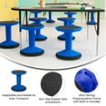 thumbnail image 4 of Flash Furniture Fixed Height Kids Flexible Active Stool for Classroom and Home with Non-Skid Bottom in Blue, 16" Seat Height, 4 of 11