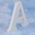thumbnail image 4 of DOLITY DIY Wooden Alhabet Letters Sign laque Wall Art Hanging Decor Sticker Baby Shower A, 4 of 9