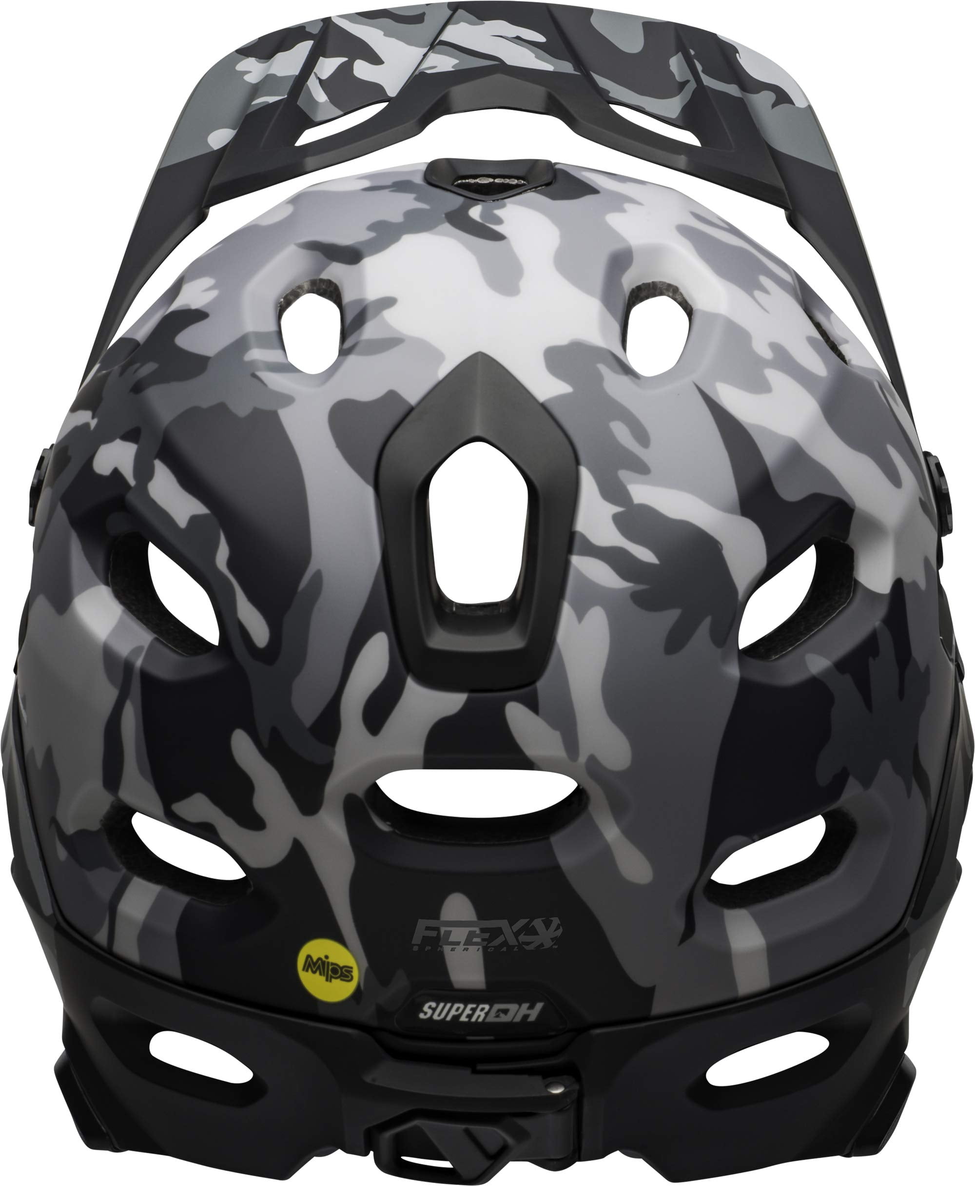 BELL Super DH MIPS Adult Mountain Bike Helmet - Matte/Gloss Black Camo (2021), Small (52-56 cm)