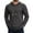 Dark Gray #059, variant on Mohiass Mens Waffle Knit Hooded Sweatshirt Casual Long Sleeve Slim Fit Pullover Drawstring Hoodies Black L