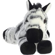 Aurora - Small White Mini Flopsie - 8 Zany - Adorable Stuffed Animal