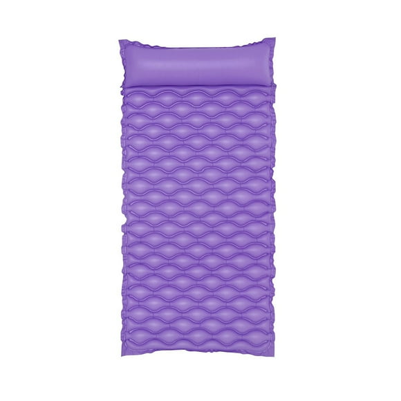 Cama Montable Flotador Inflable Morado Bestway Plástico Resistente Enrollable