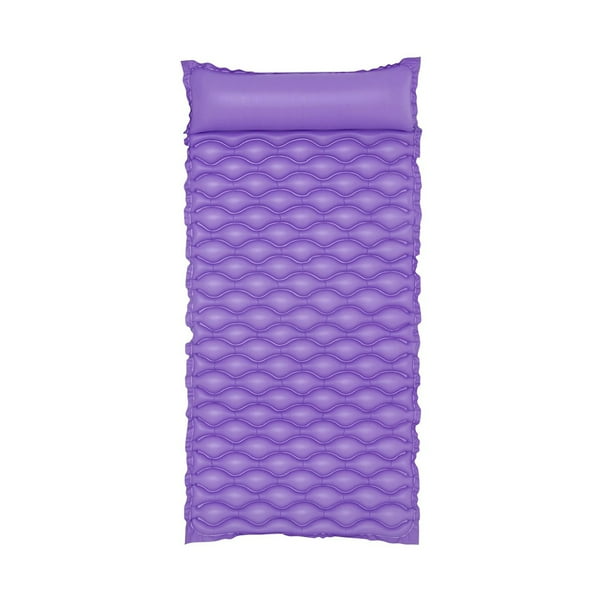 Cama Montable Flotador Inflable Morado Bestway Plástico Resistente Enrollable