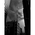 thumbnail image 2 of Carson, Brian 25x32 White Modern Wood Framed Museum Art Print Titled - Downtown Toronto Fogfest No 6, 2 of 4
