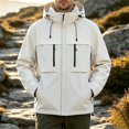 thumbnail image 5 of Mens 3 in 1 Outdoor Jacket Waterproof Windproof Detachable Inner Fleece Hooded Hiking Mountain Shell Coat, 5 of 6