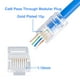 thumbnail image 2 of Conectores RJ45 de paso Cat6, paquete de 100 unidades, W-NECTOUN, 2 of 6