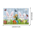 thumbnail image 3 of Weloille Easter Area Rug 1Pc, Cartoon Rabbit Egg Pattern Non-Slip Carpet, Soft Washable Absorbent Decorative Mat for Living Room Bedroom Entryway Easter Home Decor, 3 of 6