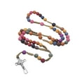 thumbnail image 2 of Rosary Cross Necklace Crucifix Cross Catholic Rosaries for Men Women Prayers, 2 of 8