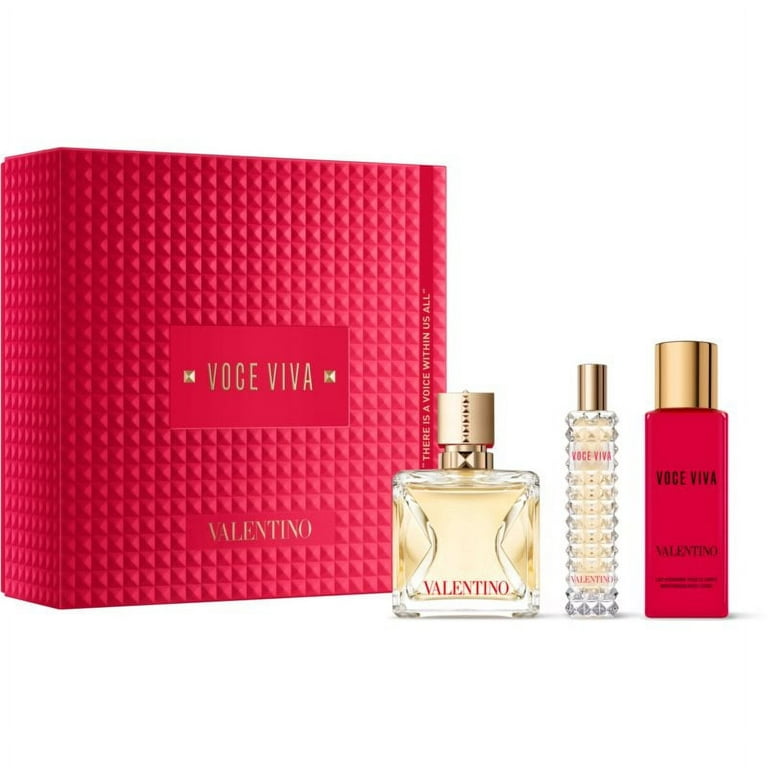 Valentino Voce - Eau de Parfum, 100 ml + 15 ml + Body Lotion 100 ml Gift Set -