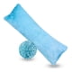 thumbnail image 1 of Almohada Cojín Abrazable Pelo Largo Suave Decorativo Colores Aqua, 1 of 6