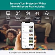 Arlo Essential Pan Tilt Security Camera 2K (2025 Release) - Wired Plug-In Power Outdoor Camera, 1-Cam