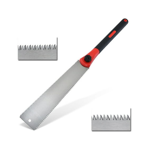 lanema Woodworking Double Sides SK5 Steel Hand Tenon Fine Tooth TPR Handle Garden