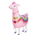 thumbnail image 2 of Animal de dibujos animados blanco rosa caminando alpaca globo alpaca película de aluminio globo bebé caminando globo (alpaca caminando rosa) Proyecto Chengdu, 2 of 14