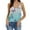 Mint Green, variant on GDREDA Woman Tank Top Summer Tank Tops For Women Pleated Spaghetti Strap Camisole Loose Fit Casual Sleeveless Women's Tanks & Camis Pink,S