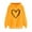 Yellow, variant on Kaemgyyd Hoodies for Women Oversized Long Sleeve Casual Drawstring Sweatshirt Fashion Print Fall Pullover Tops with Pockets