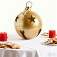 thumbnail image 5 of 12 Pcs Hanging Metal Christmas Bells – Rustic Door Wall Ornaments for Indoor Outdoor Xmas Tree, Garland, Mantel & Window Holiday Decoration, 5 of 5