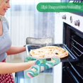 thumbnail image 7 of 2-Pack Pot Holders Heat Resistant Kitchen Oven Mitts 7x9.8in for Oven, Microwave & BBQ Summer Elements, 7 of 7