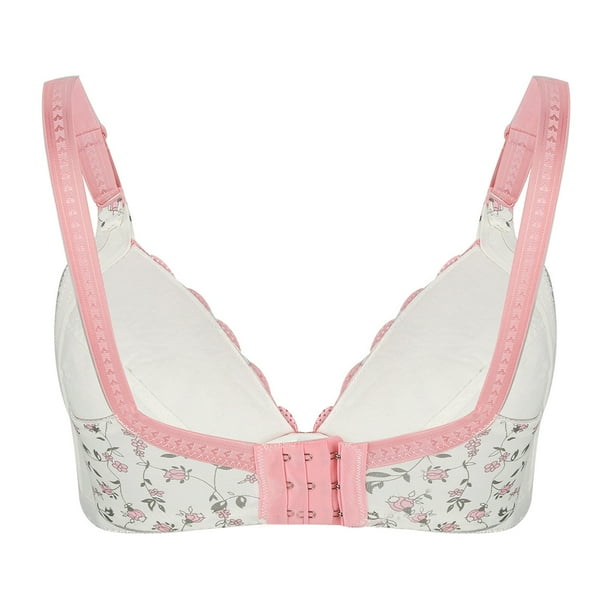 Brasier de Encaje Floral para Lactancia Materna Brasier de Lactancia de Algodon Frontal Abierto Suave Multicolor Ropa para Mujeres