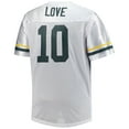 thumbnail image 3 of Men's-Fanatics Jordan Love White Green Bay Packers Big & Tall V-Neck Fashion Jersey, 3 of 3