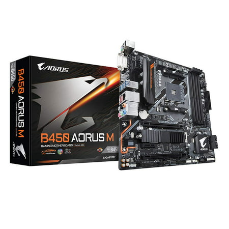 Aorus Ultra Durable B450 AORUS M Desktop Motherboard - AMD B450 Chipset - Socket